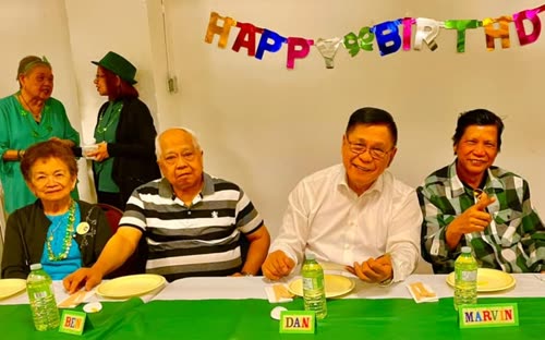 with Menchie David, Ben Formoso and Marvin Silvestre at OVFSCA bday 2024